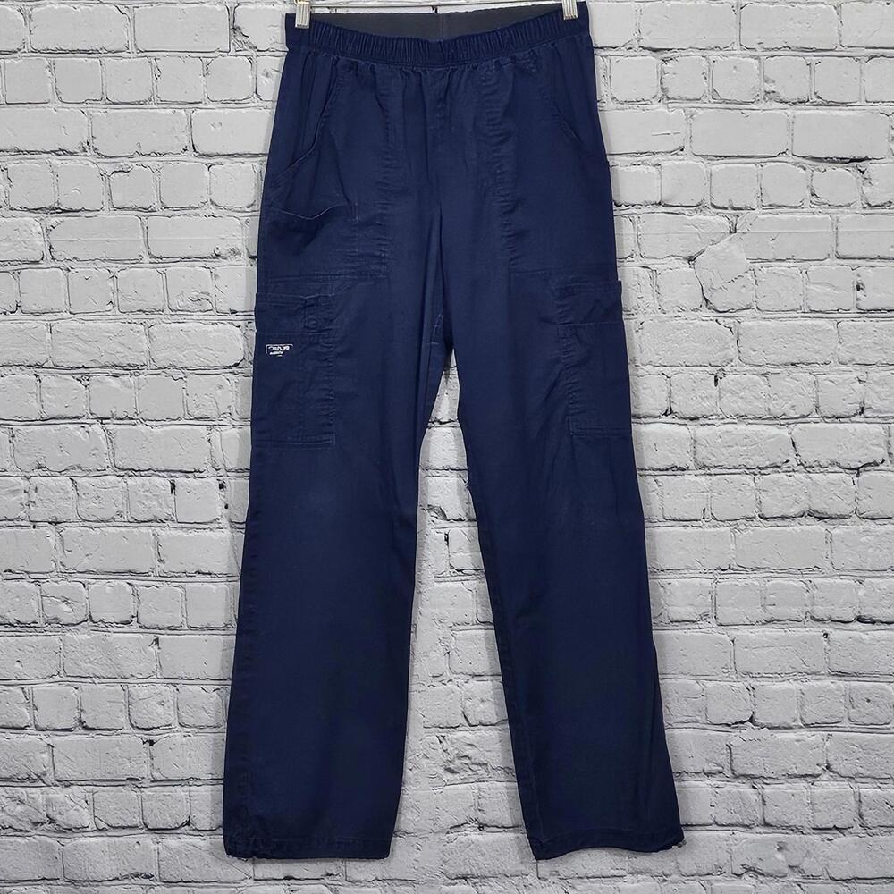 *Cherokee Workwear Navy Blue Scrub Pants Size S Tall